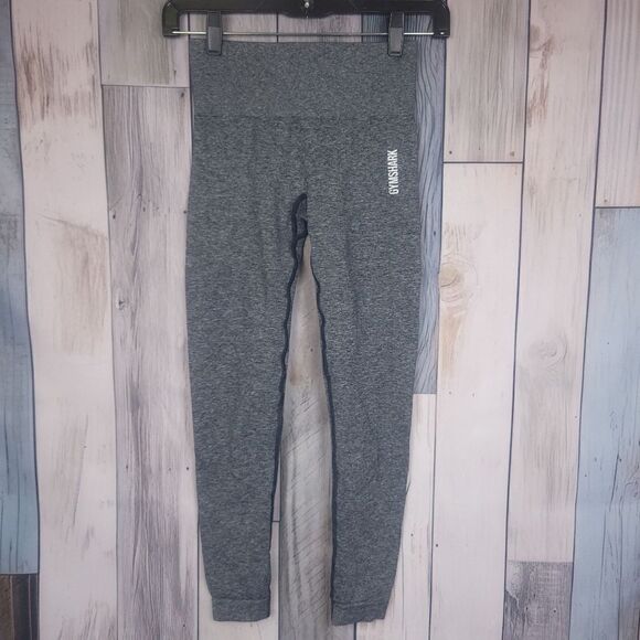Gymshark Adapt Seamless Gray Marled Leggings Size XS - Picture 2 of 7